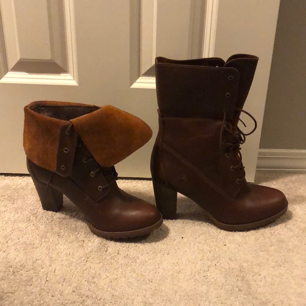 Womens Timberland high heel boots